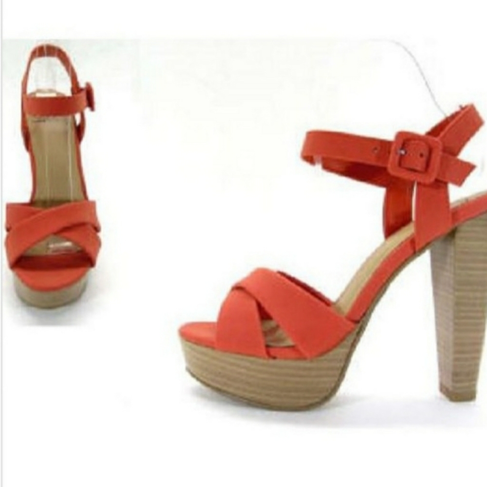 Beautiful coral heels